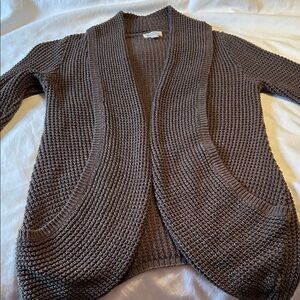 Market & Spruce Chocolate Knit Cardigan